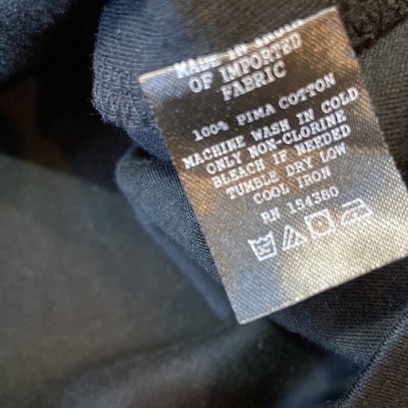 Proof of Concept Karl Lagerfeld Black Tee Shirt Pima Cotton - Picture 5 of 5